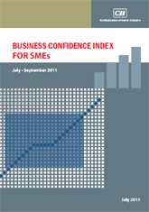 Business Confidence Index for SMEs: July - September, 2011